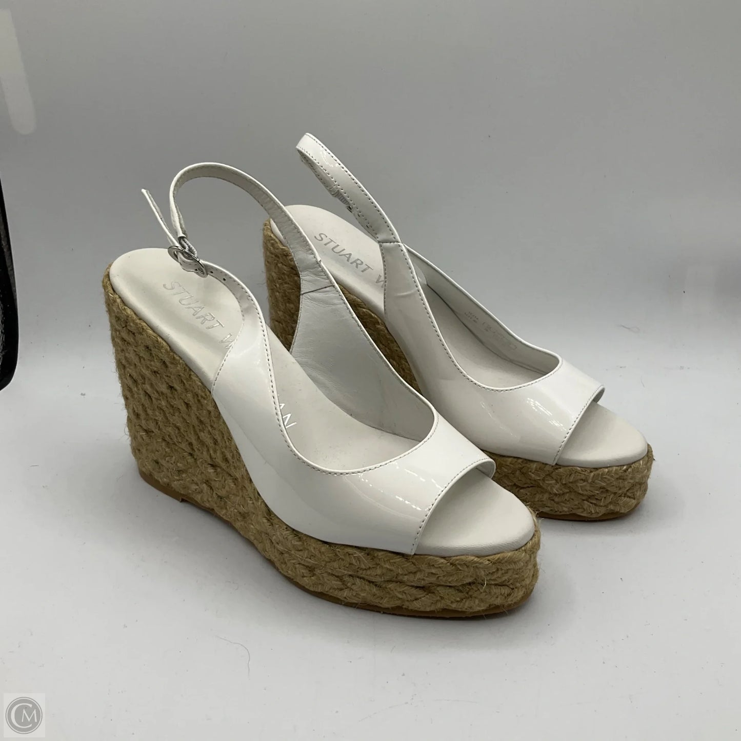 Sandals Heels Block By Stuart Weitzman In White, Size: 7