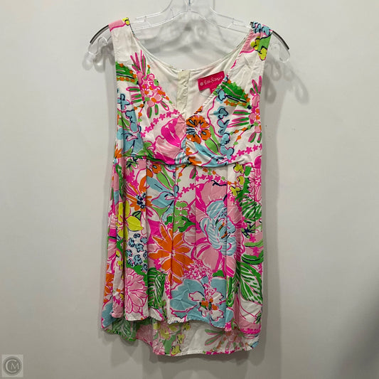 Top Sleeveless By Lilly Pulitzer In White, Size: M