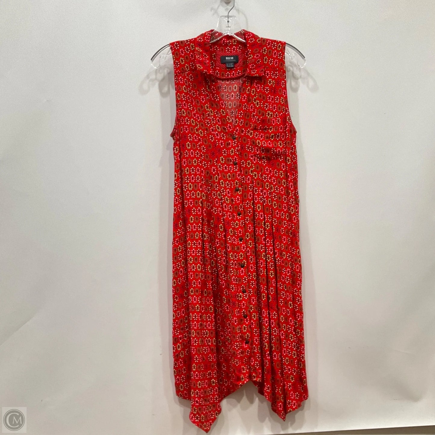 Dress Casual Short By Anthropologie In Red, Size: 4