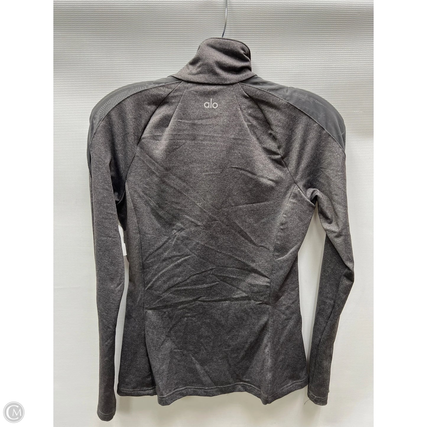 Athletic Jacket By Alo In Grey, Size: S