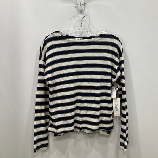 Top Long Sleeve By Three Dots In Striped Pattern, Size: Xs