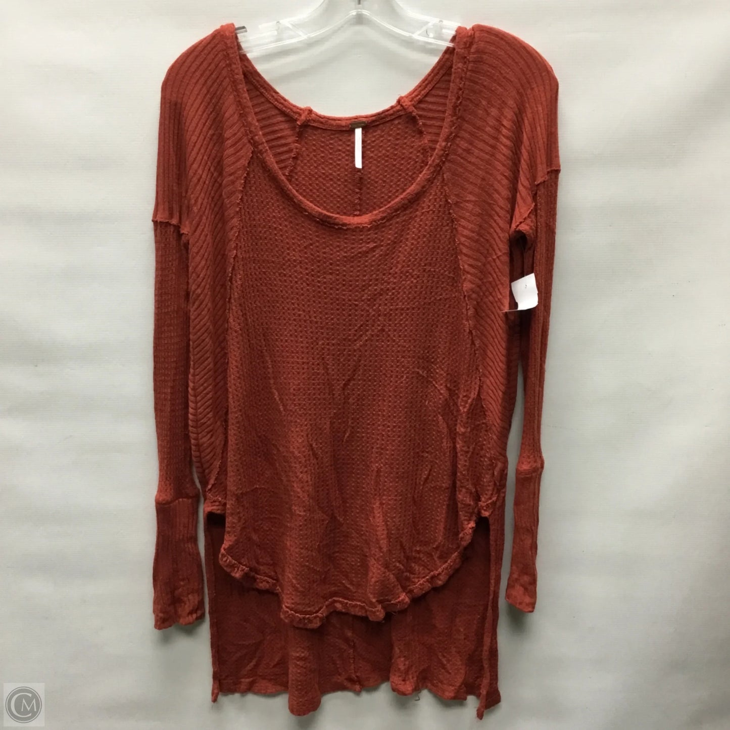 Top Long Sleeve By Free People In Red, Size: S