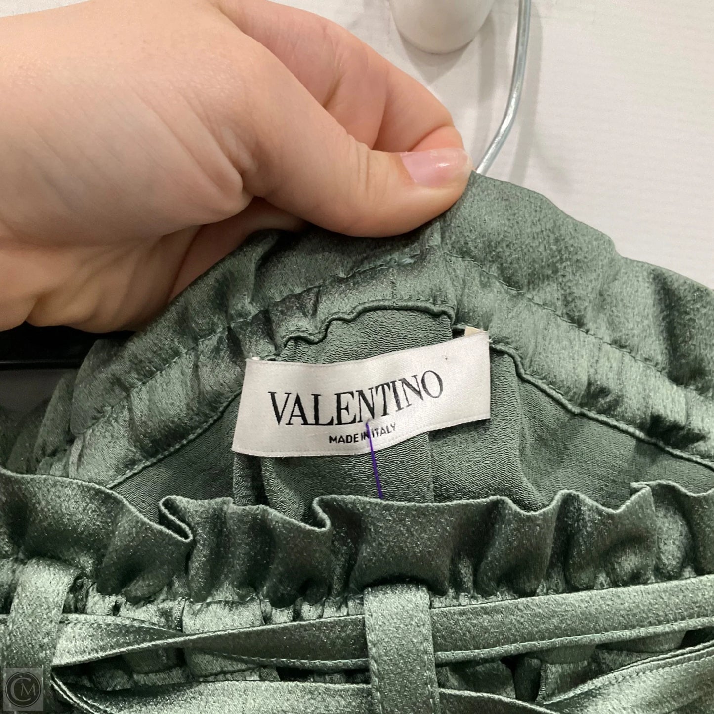 Skirt Luxury Designer By Valentino-garavani In Aqua, Size: S