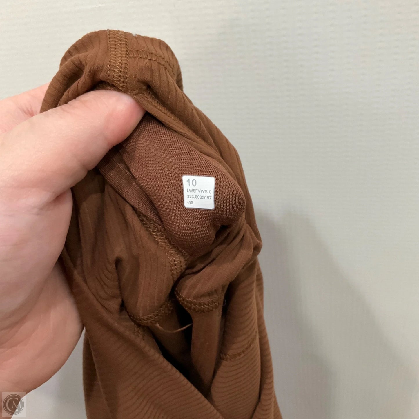 Athletic Leggings By Lululemon In Brown, Size: 10