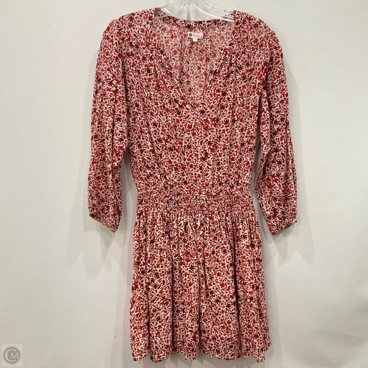 Dress Casual Midi By Sundry In Maroon, Size: Xs