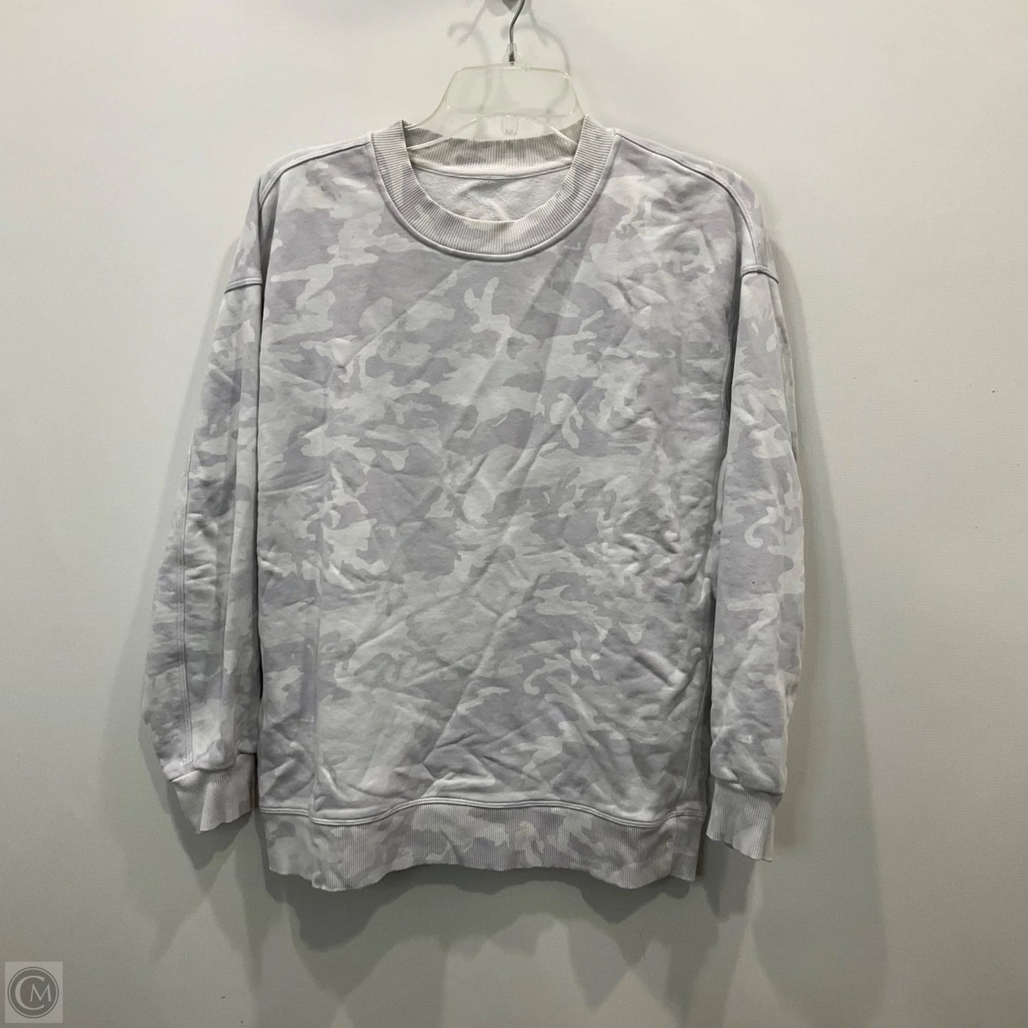 Athletic Sweatshirt Crewneck By Lululemon In Camouflage Print, Size: 8