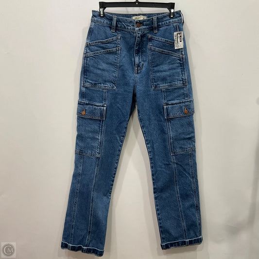 Jeans Straight By Madewell In Blue Denim, Size: 4