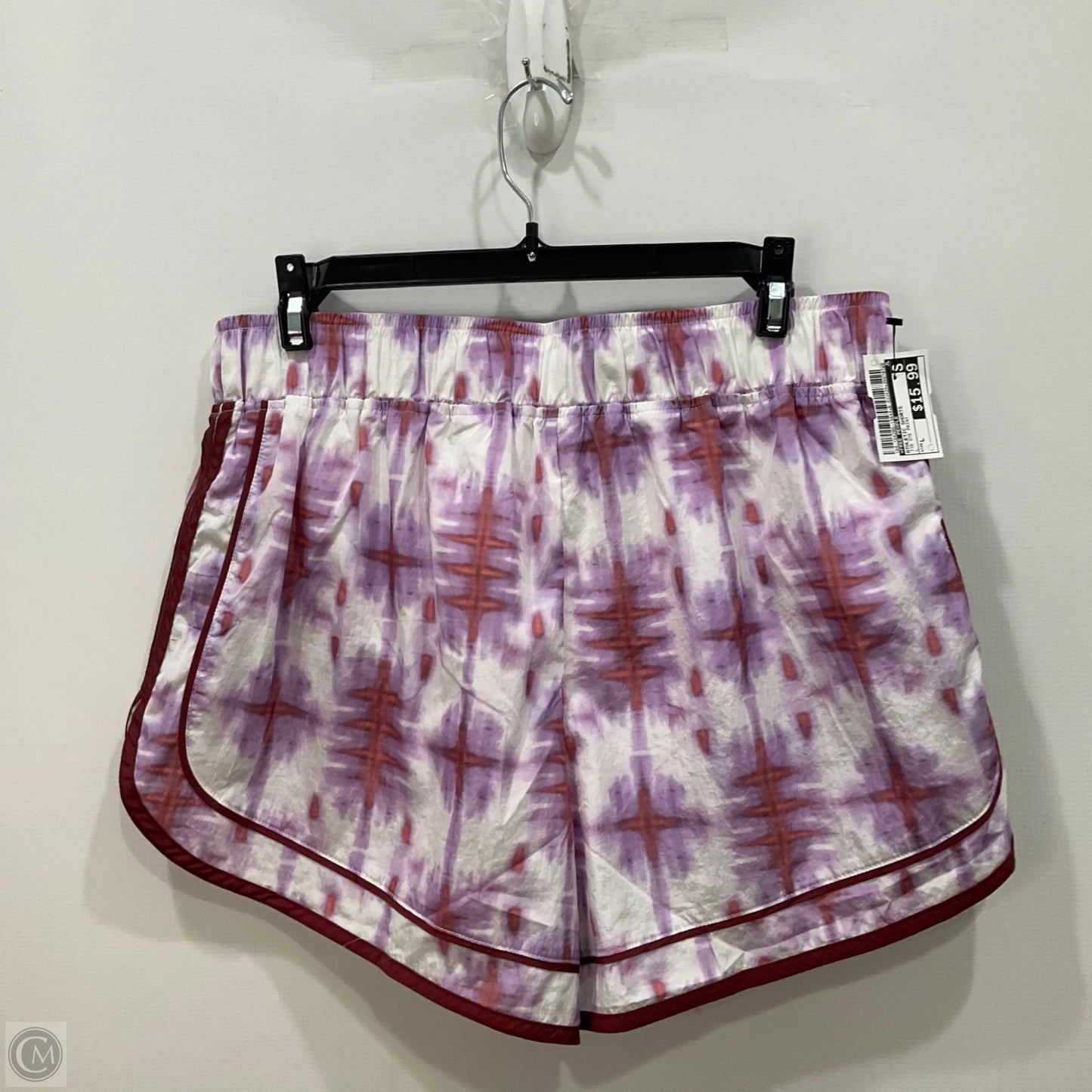 Athletic Shorts By Free People In Tie Dye Print, Size: L