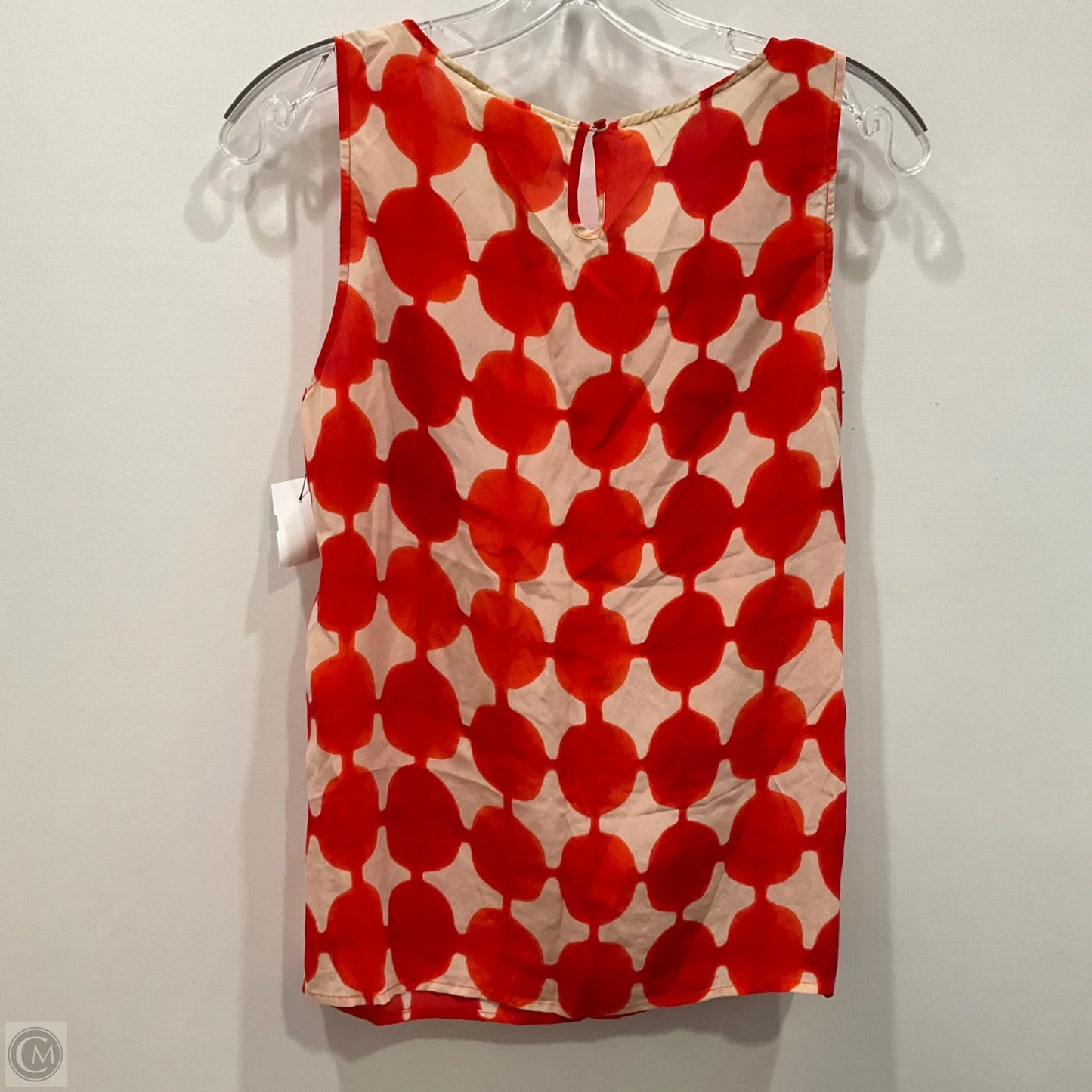 Top Sleeveless By Maeve In Orange, Size: S
