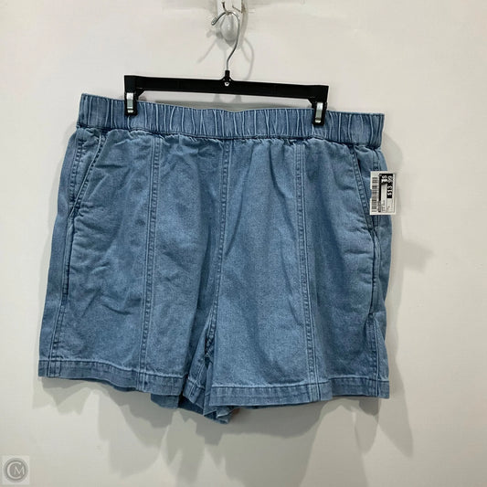 Shorts By Madewell In Blue Denim, Size: L