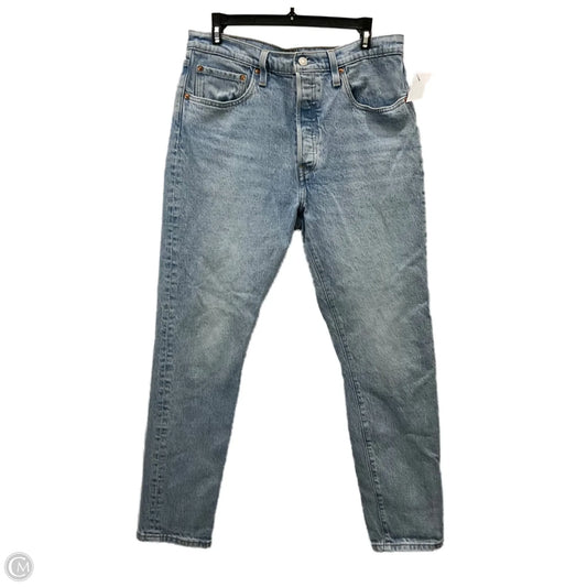 Jeans Skinny By Levis In Blue Denim, Size: 12