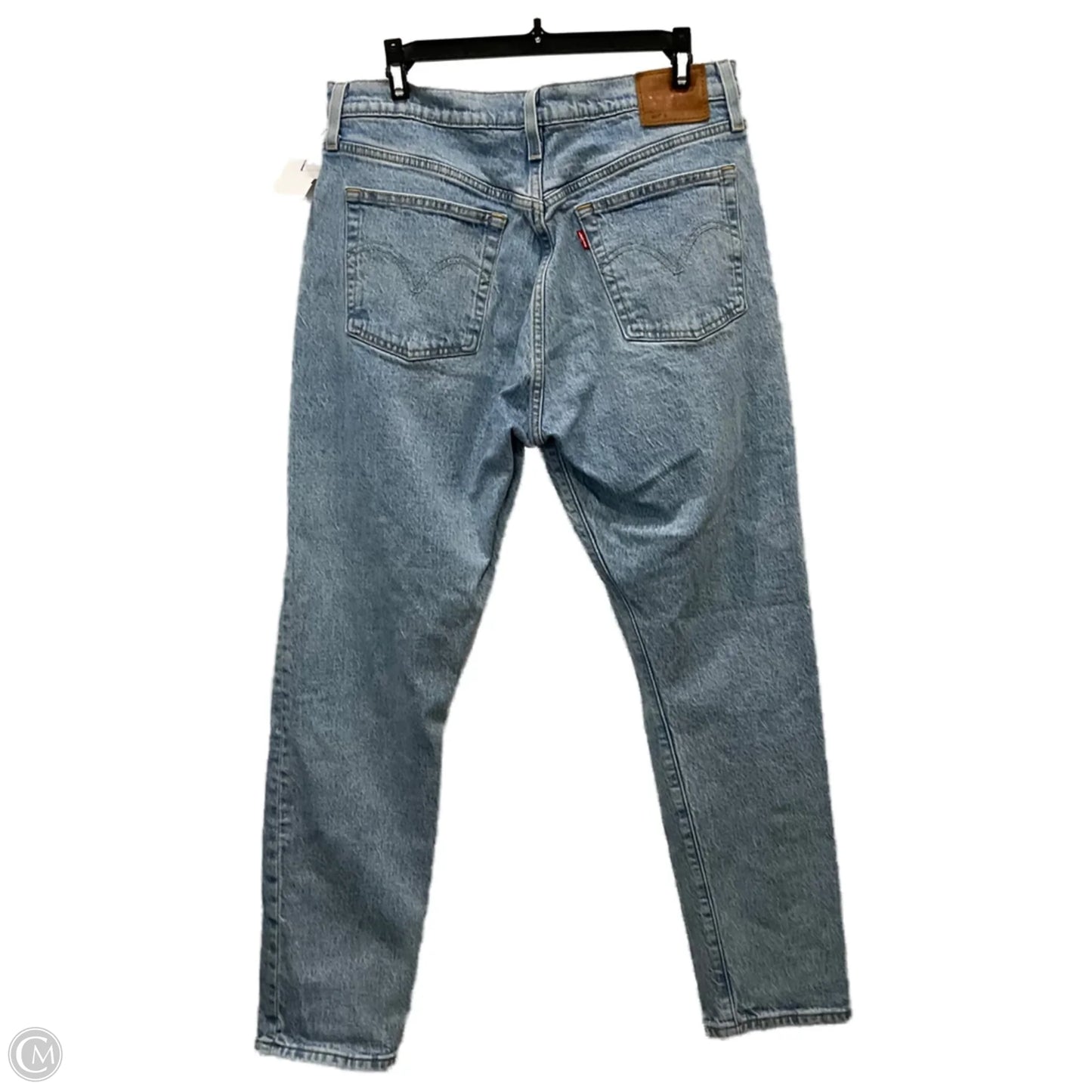 Jeans Skinny By Levis In Blue Denim, Size: 12