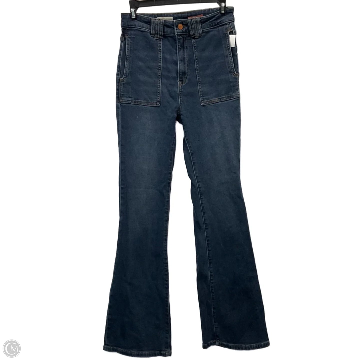 Jeans Flared By Pilcro In Blue Denim, Size: 4