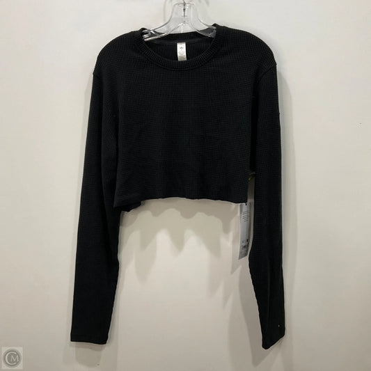 Top Long Sleeve Basic By Alo In Black, Size: M