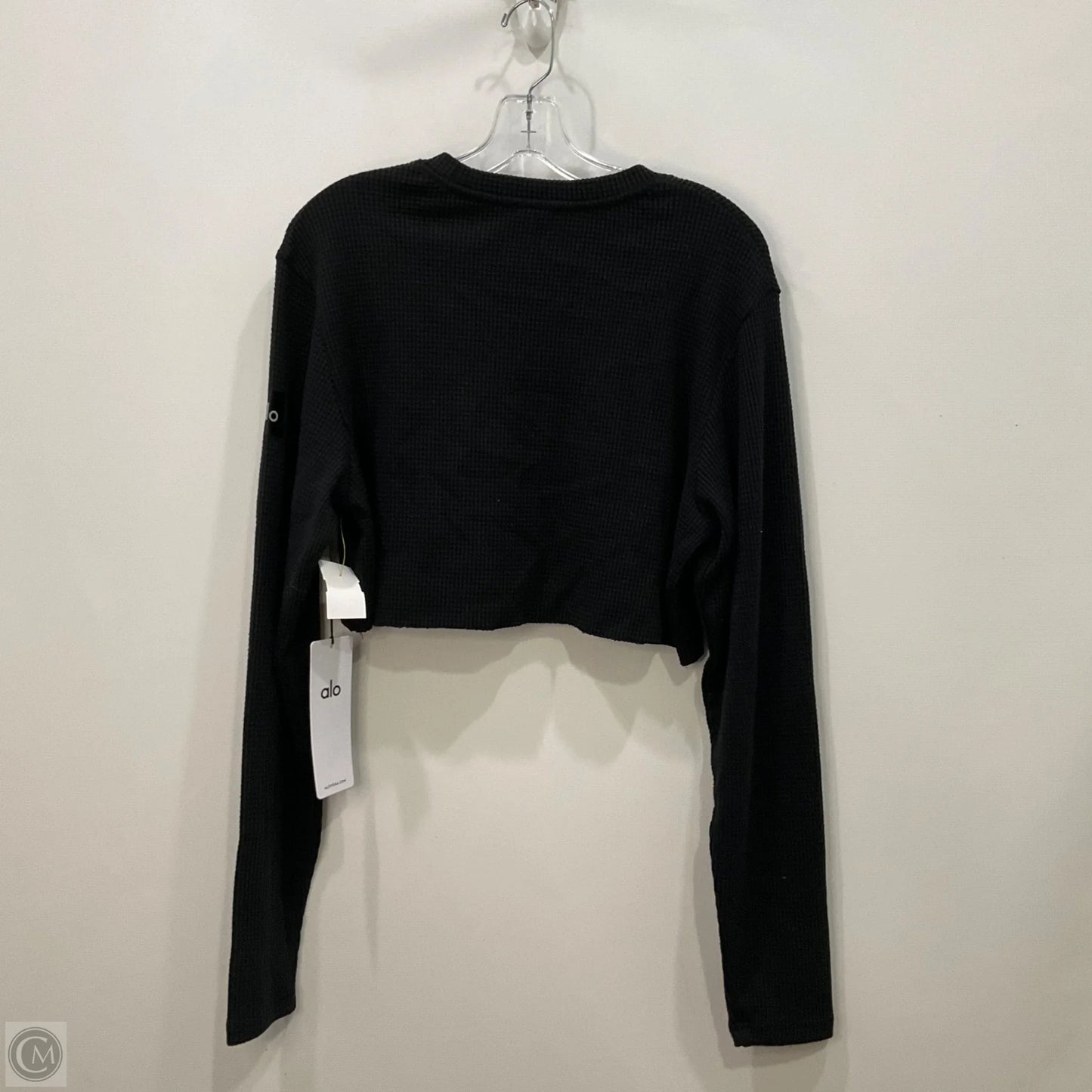 Top Long Sleeve Basic By Alo In Black, Size: M