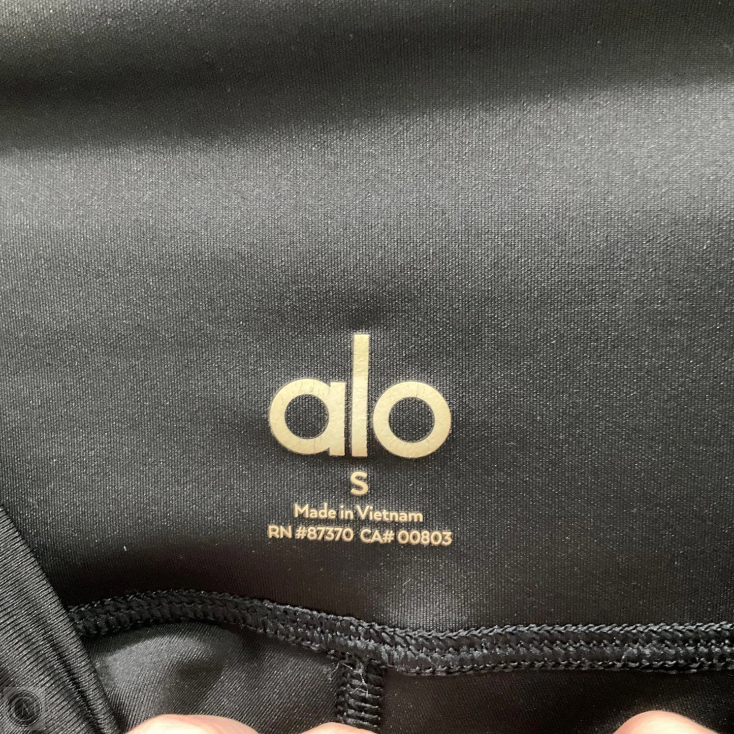 Athletic Leggings By Alo In Black, Size: S