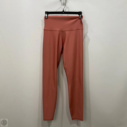 Athletic Leggings By Alo In Pink, Size: S