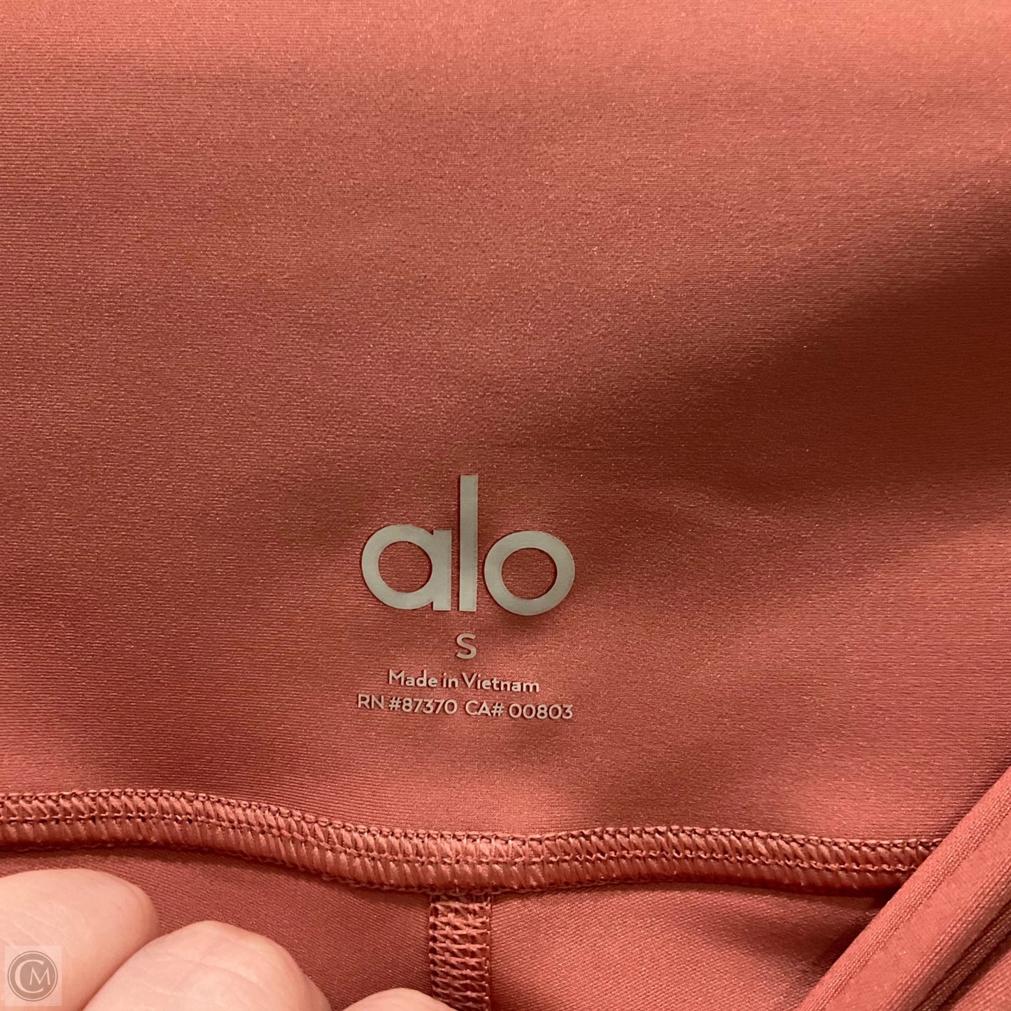 Athletic Leggings By Alo In Pink, Size: S