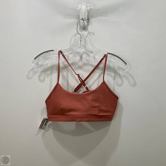 Athletic Bra By Alo In Pink, Size: M
