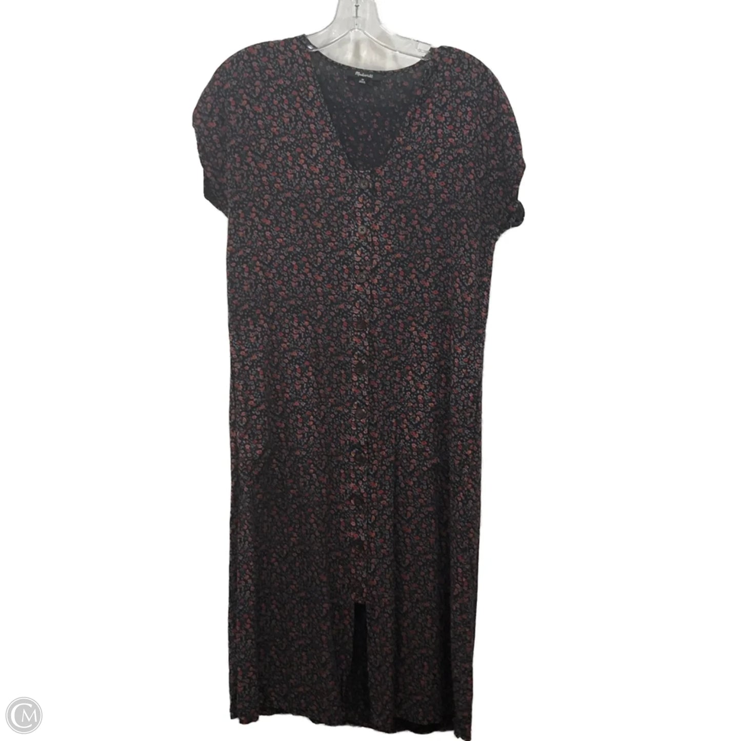 Dress Casual Midi By Madewell In Floral Print, Size: Xs