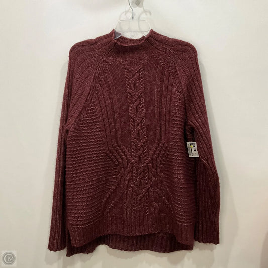 Sweater By Gap In Maroon, Size: Xxl
