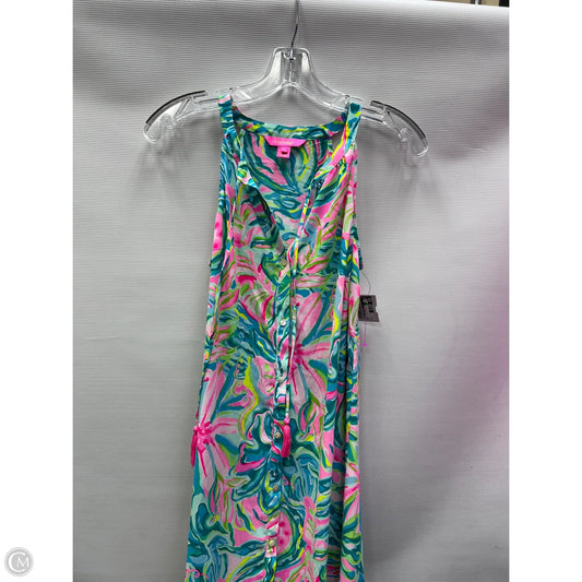 Dress Designer By Lilly Pulitzer In Aqua, Size: S