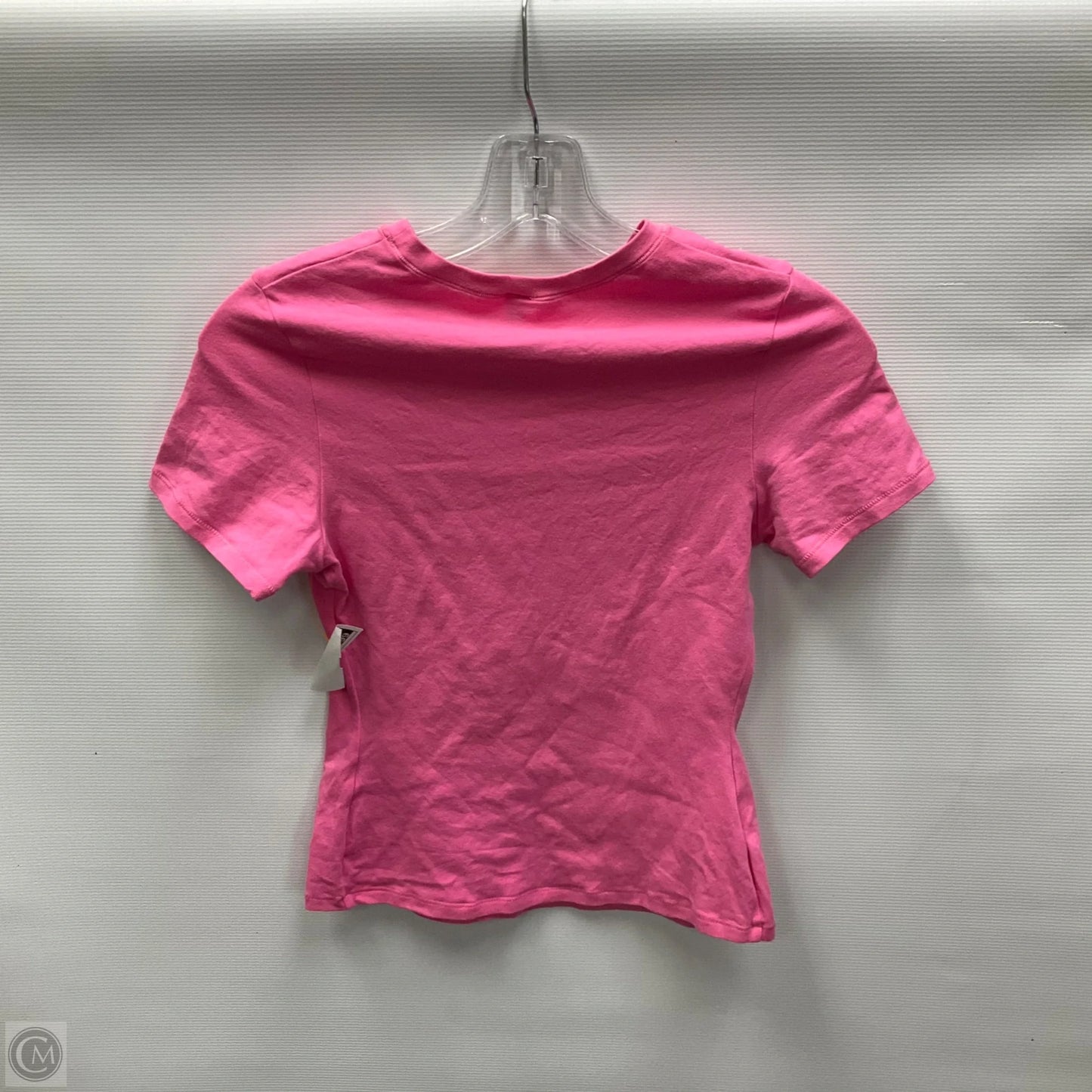 Top Short Sleeve By Skims In Pink, Size: M