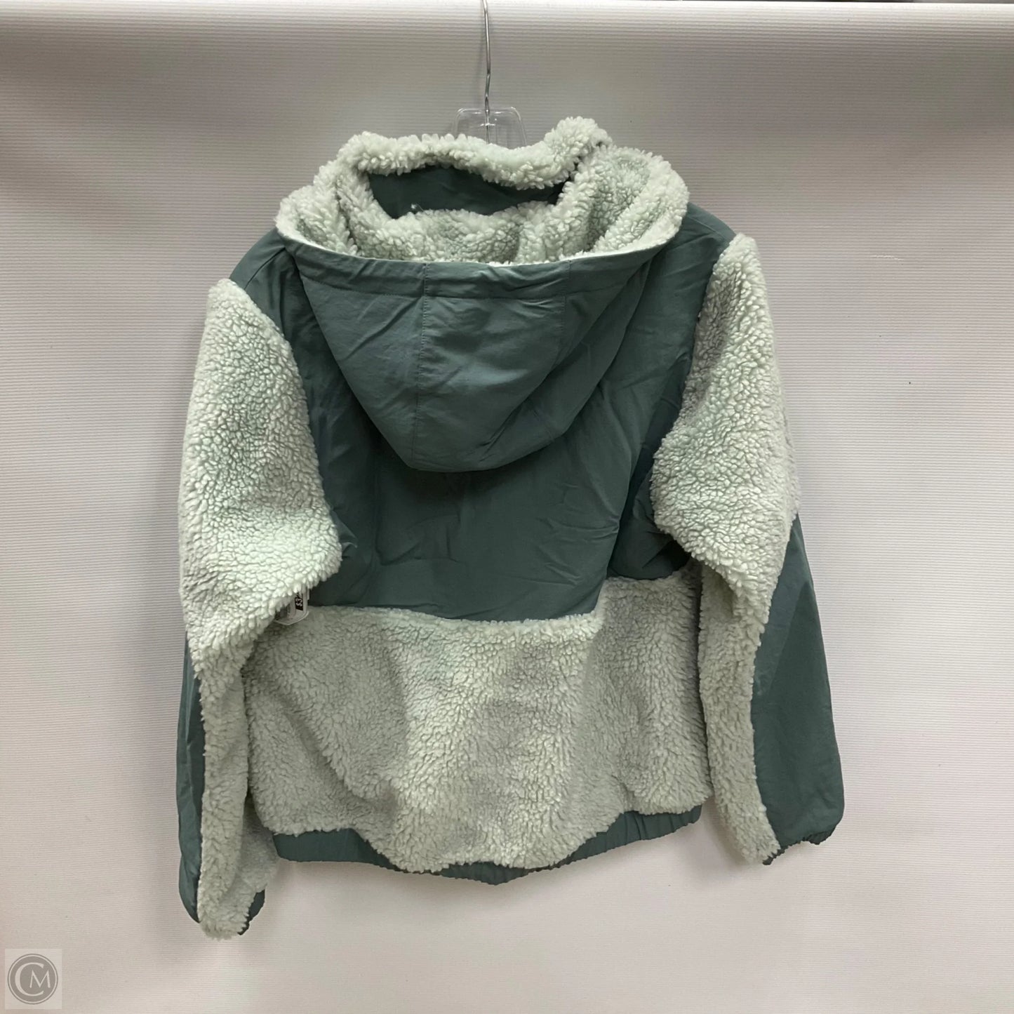 Jacket Fleece By Patagonia In Aqua, Size: S