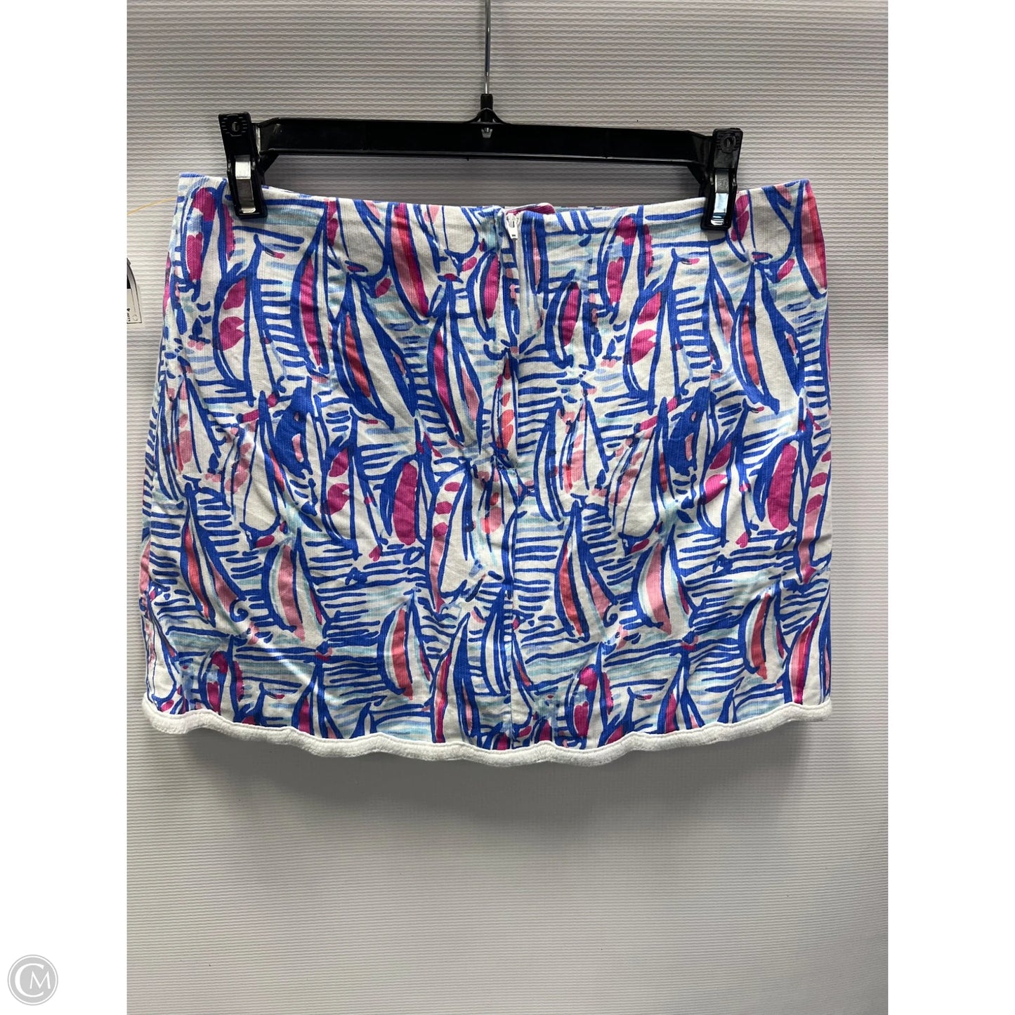 Skirt Designer By Lilly Pulitzer In Blue & Pink, Size: 4