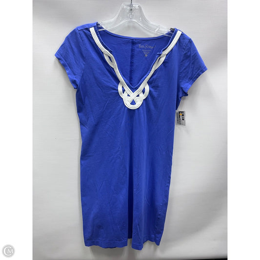 Dress Designer By Lilly Pulitzer In Blue & White, Size: S