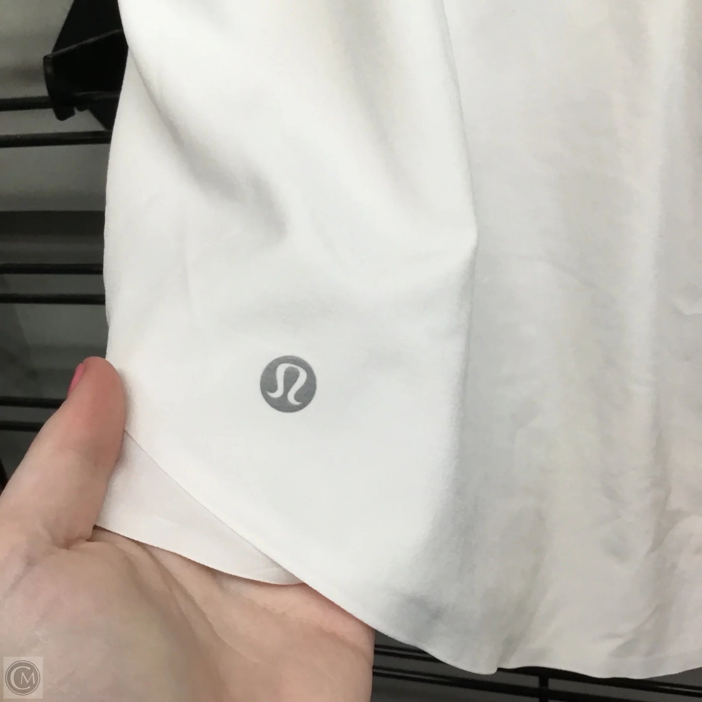 Athletic Shorts By Lululemon In White, Size: S