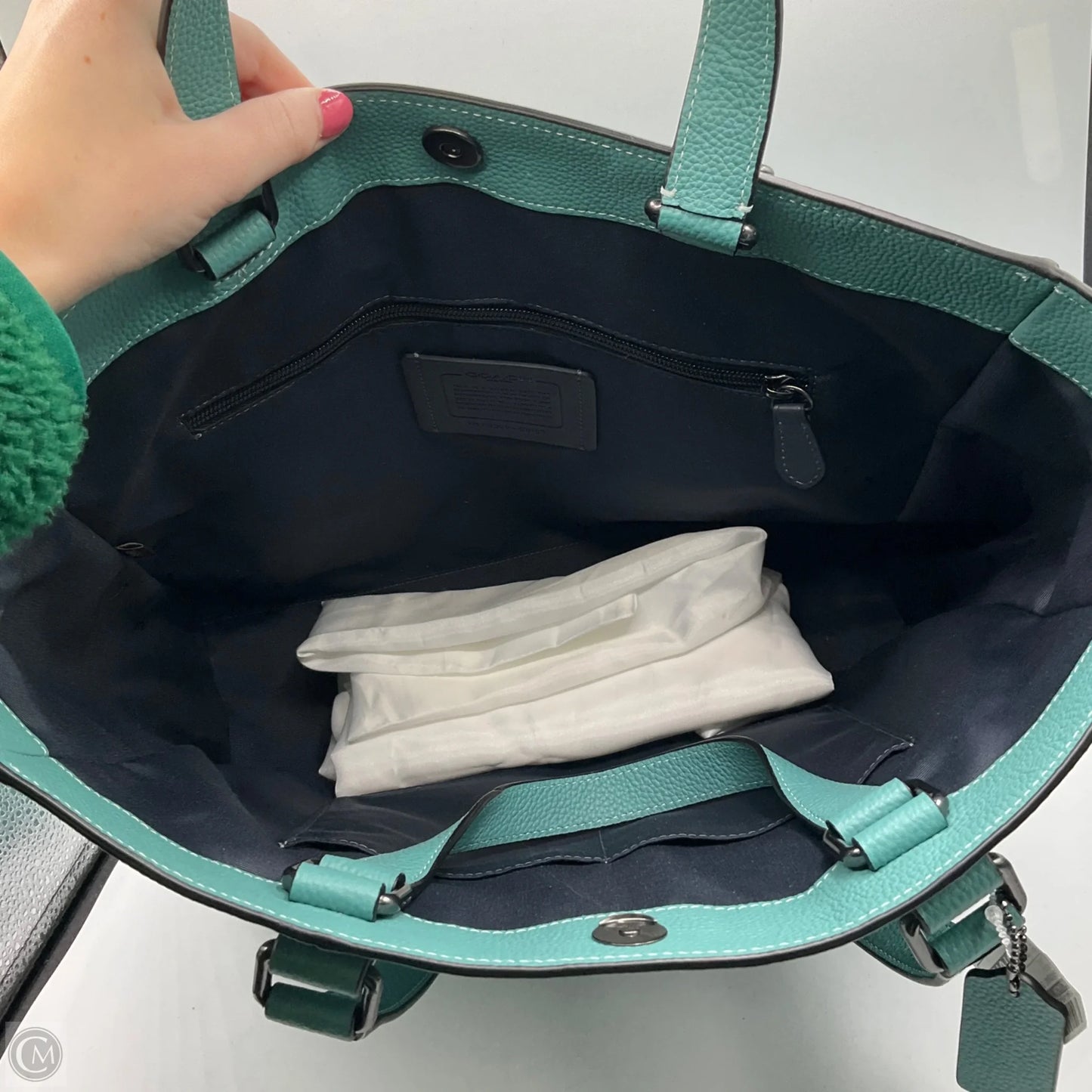 Handbag Designer By Coach, Size: Large