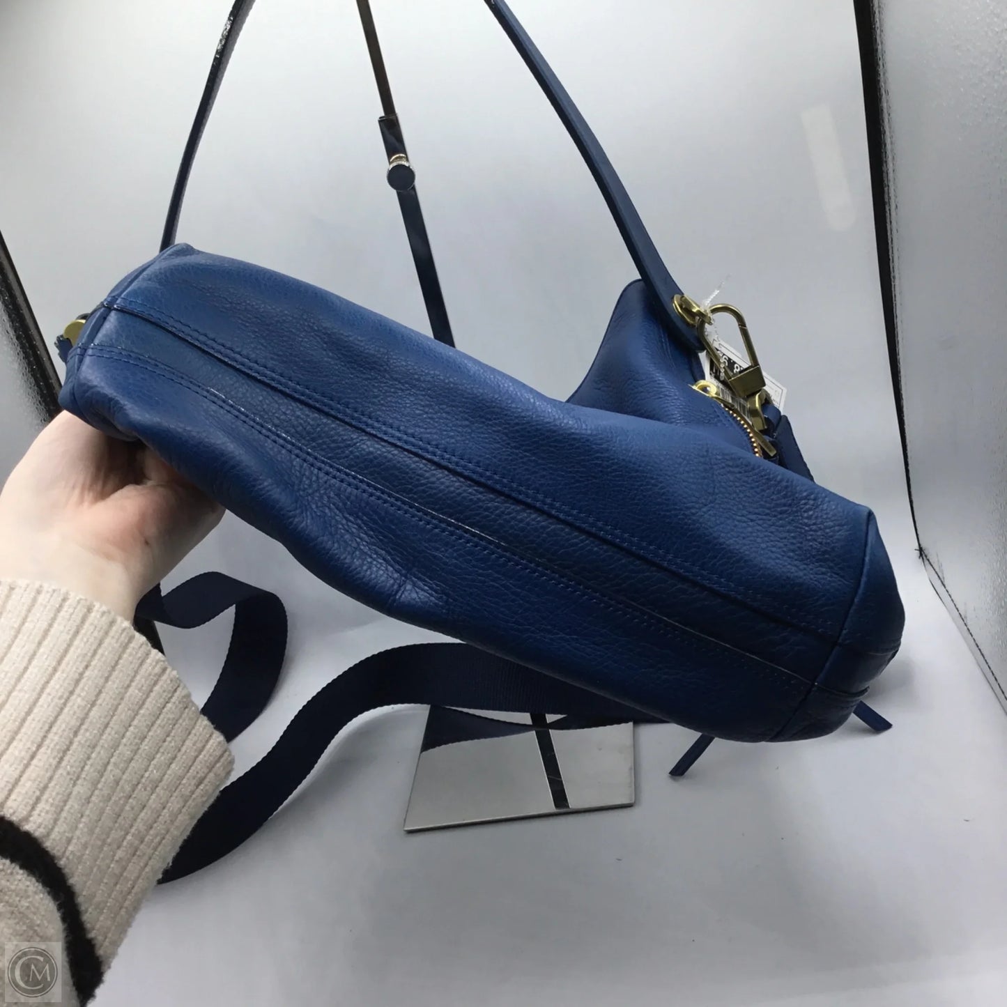 Crossbody Leather By Fossil, Size: Medium