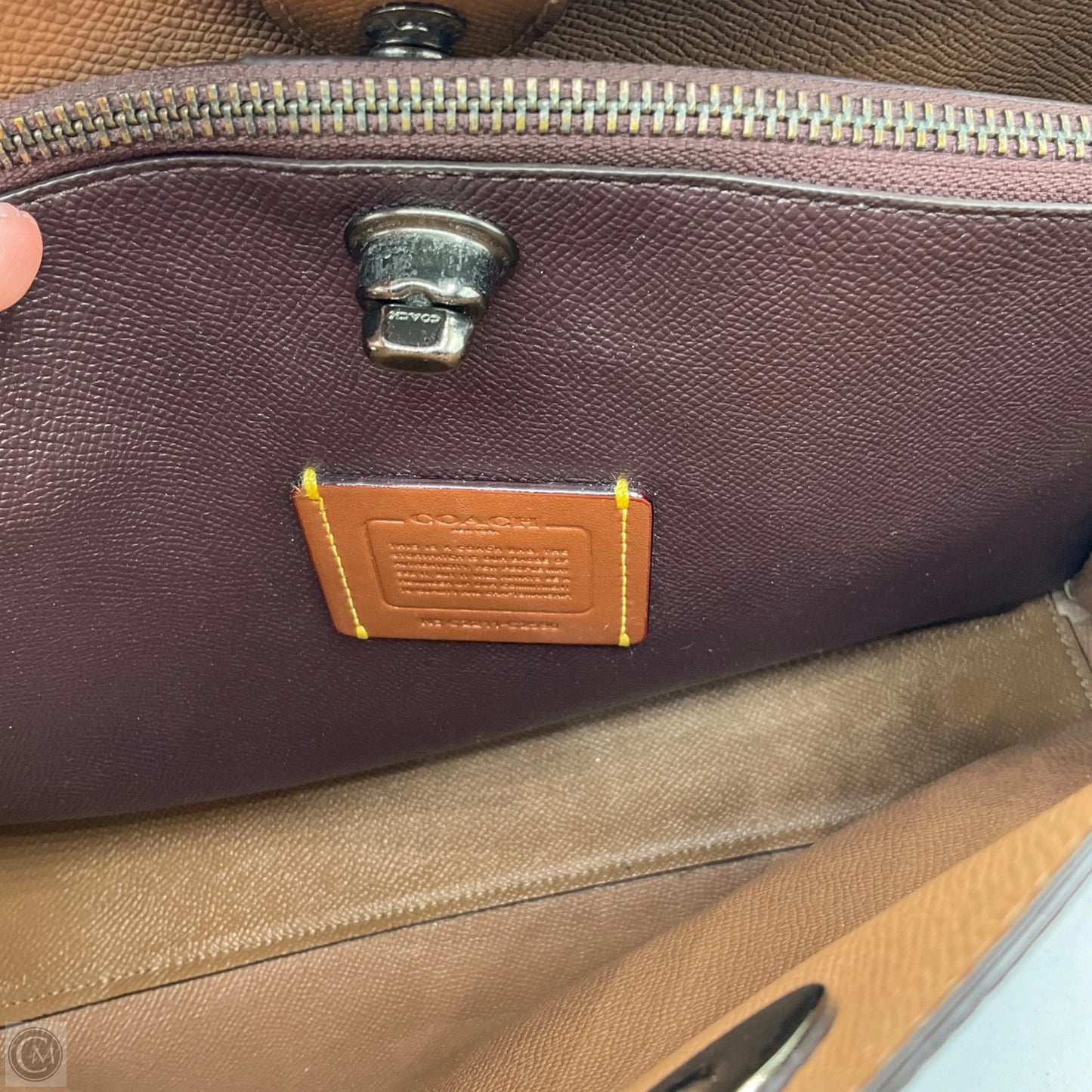 Crossbody Designer By Coach, Size: Medium