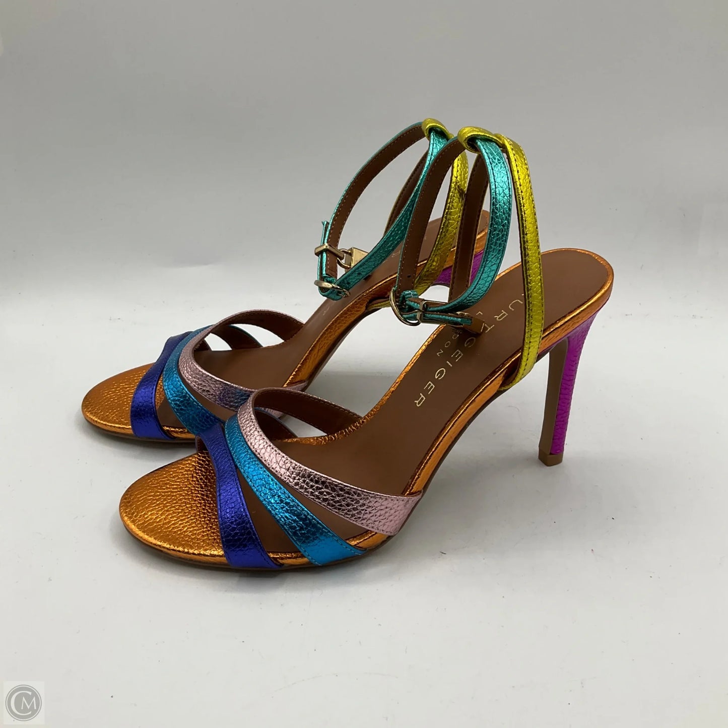 Shoes Designer By Kurt Geiger In Rainbow Print, Size: 6