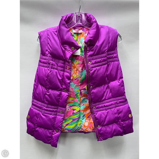 Vest Designer By Lilly Pulitzer In Purple, Size: M