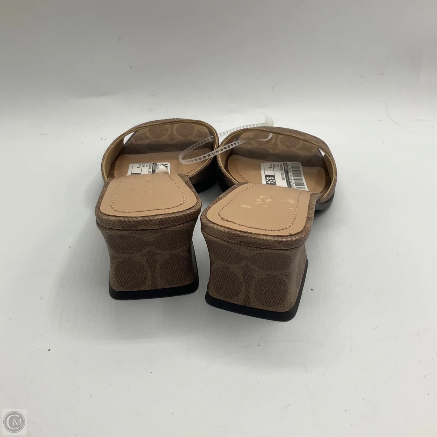 Sandals Designer By Coach In Tan, Size: 6