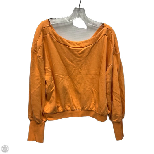 Sweatshirt Crewneck By Maeve In Orange, Size: Xl
