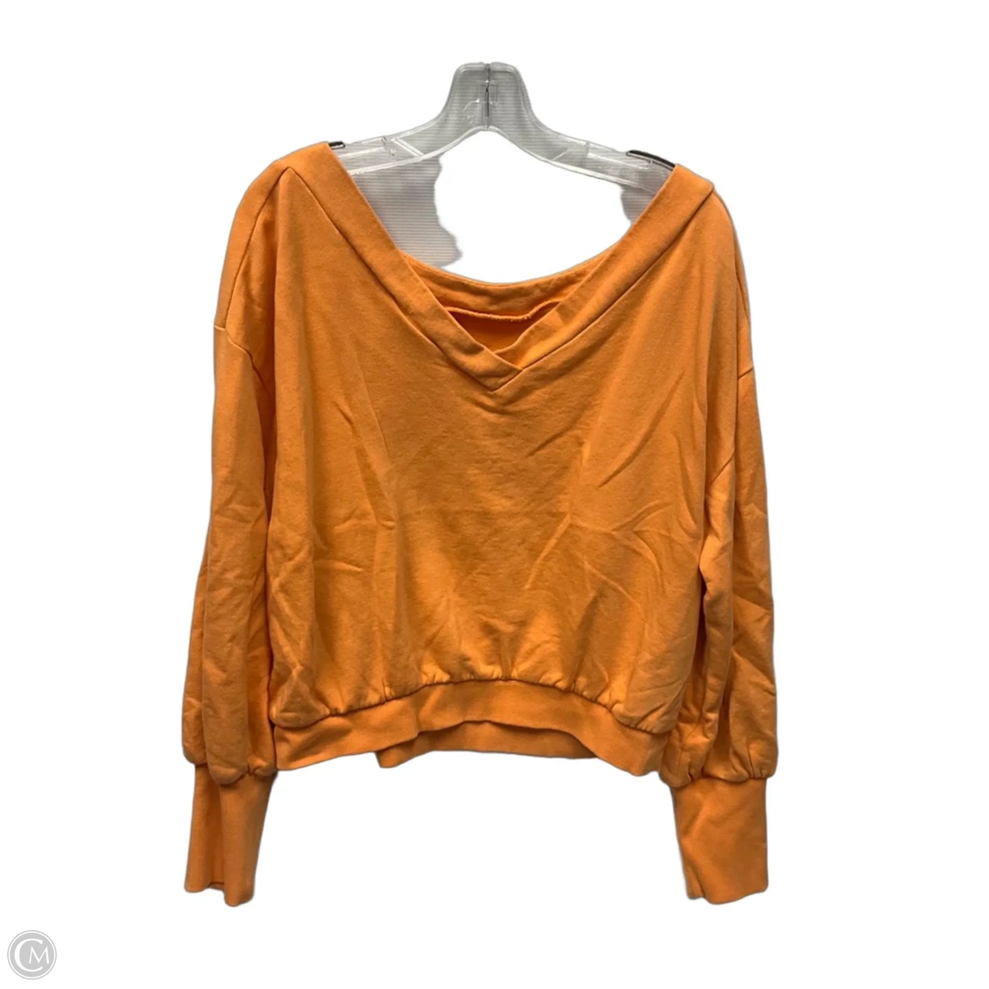 Sweatshirt Crewneck By Maeve In Orange, Size: Xl