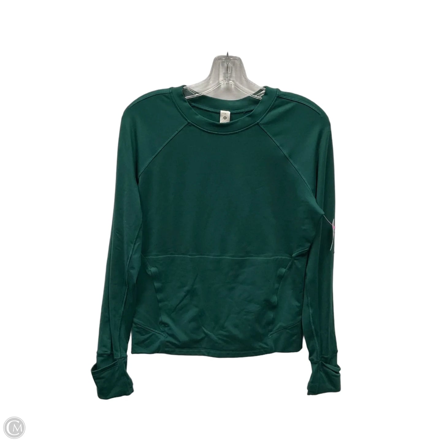 Athletic Sweatshirt Crewneck By Lululemon In Green, Size: 4