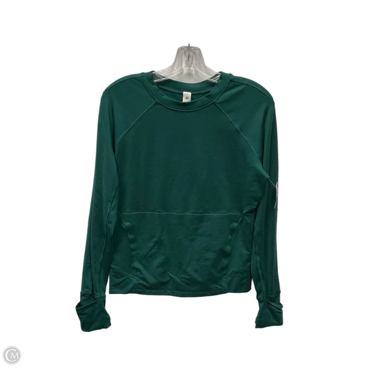 Athletic Sweatshirt Crewneck By Lululemon In Green, Size: 4