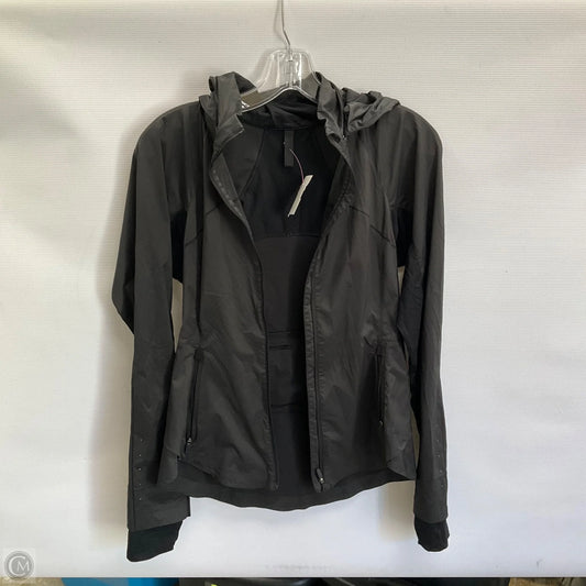 Athletic Jacket By Lululemon In Black, Size: 4