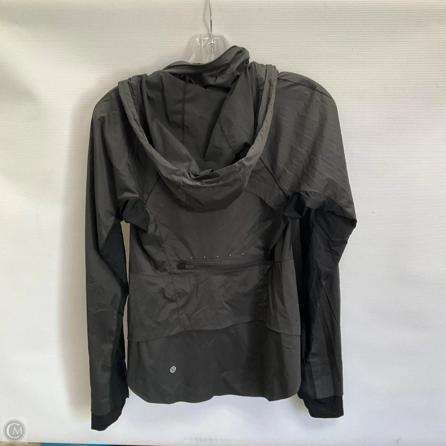 Athletic Jacket By Lululemon In Black, Size: 4