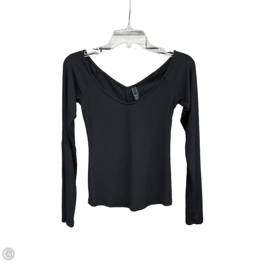 Athletic Top Long Sleeve Top By Skims In Black, Size: M