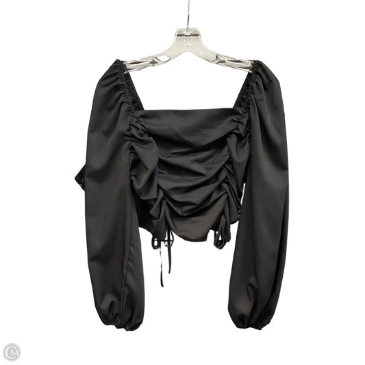 Top Long Sleeve By Arula In Black, Size: 1x