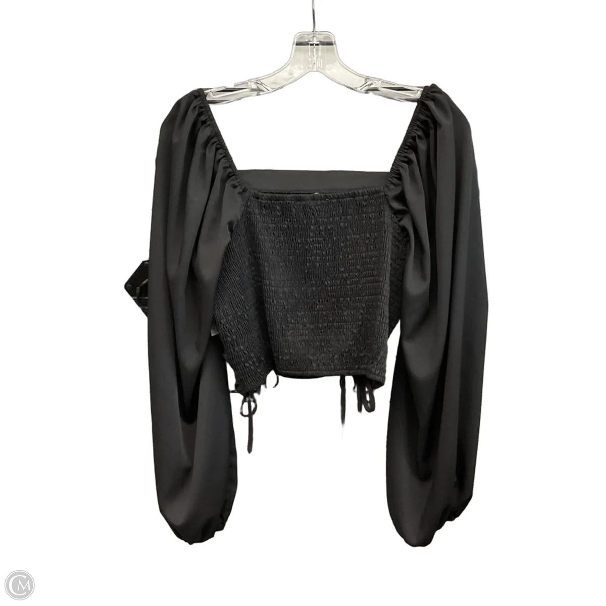 Top Long Sleeve By Arula In Black, Size: 1x
