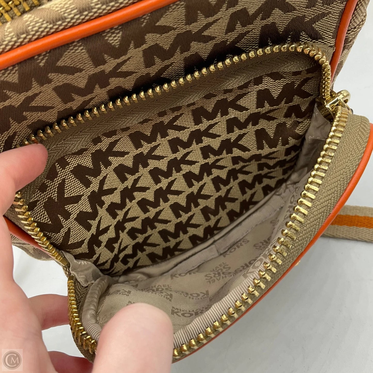 Crossbody Designer By Michael Kors, Size: Small