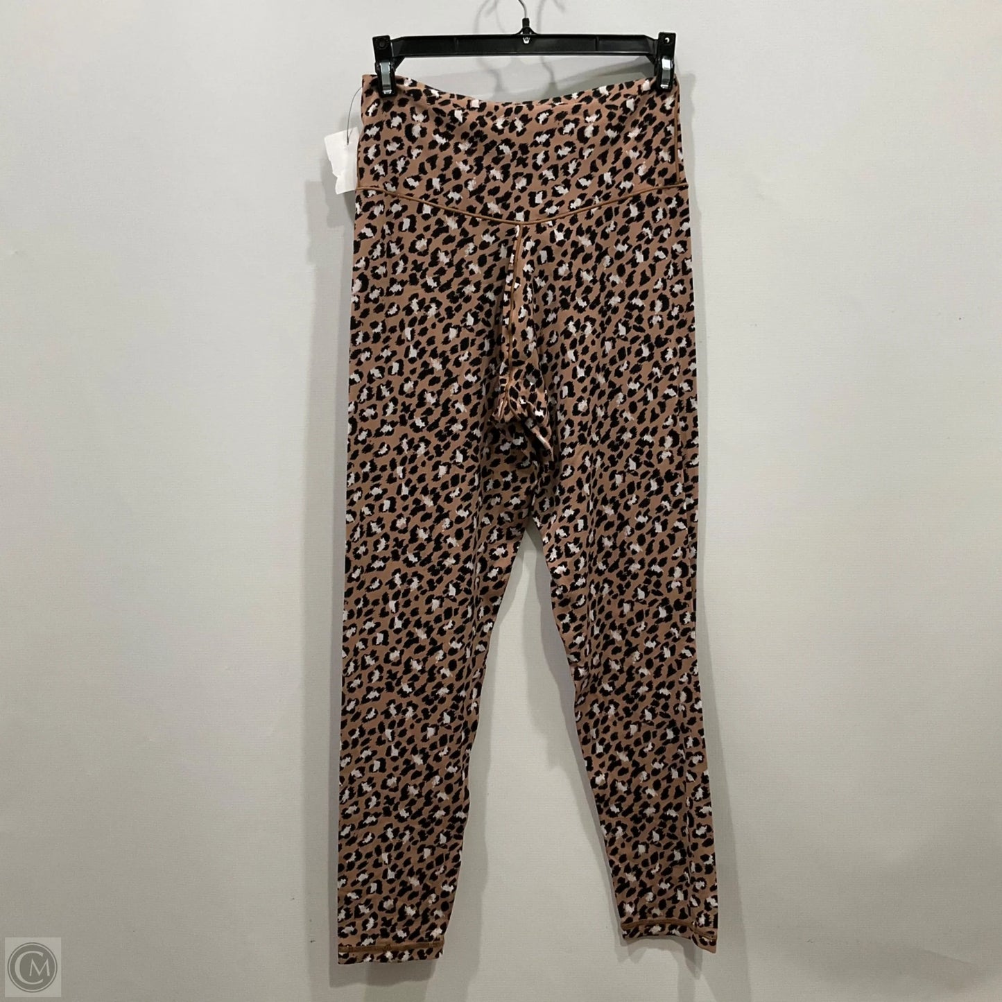Athletic Leggings By Aerie In Leopard Print, Size: L