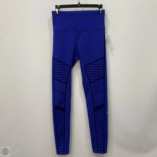 Athletic Leggings By Alo In Blue, Size: S