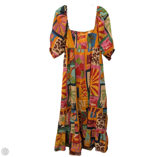Dress Casual Maxi By Farm Rio In Multi-colored, Size: S